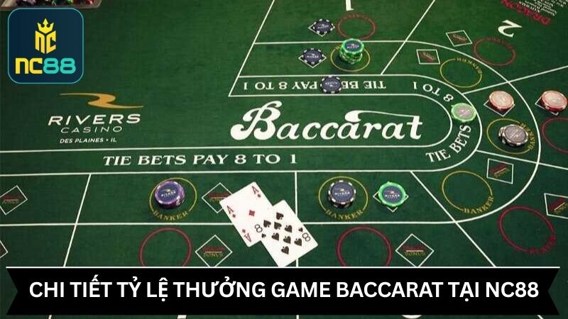 tỷ lệ thưởng khi chơi Baccarat