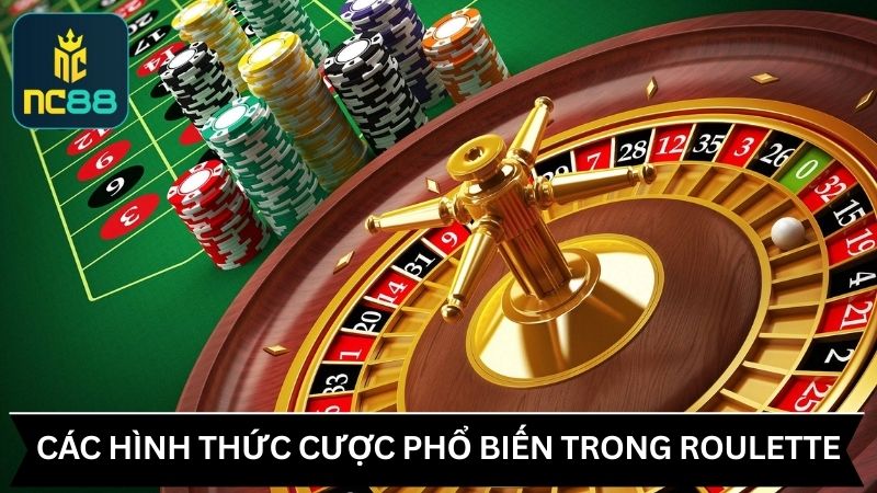 hình thức cược khi chơi game Roulette
